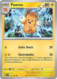 Pawmo (Paldea Evolved 75)