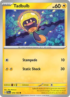 Tadbulb (Paldea Evolved 78)
