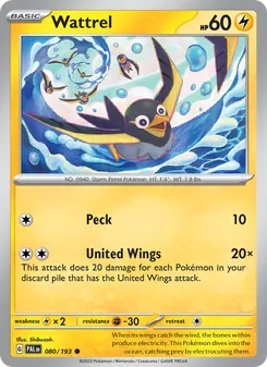 Wattrel (Paldea Evolved 80)