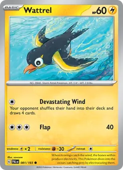 Wattrel (Paldea Evolved 81)
