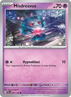 Misdreavus (Paldea Evolved 87)