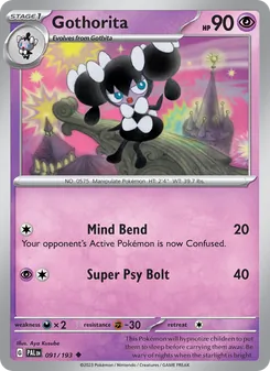 Gothorita (Paldea Evolved 91)