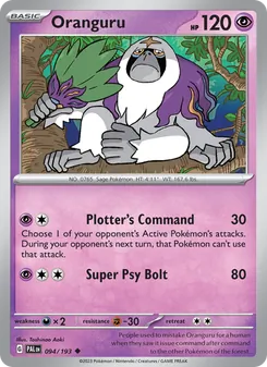 Oranguru (Paldea Evolved 94)