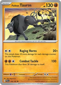 Paldean Tauros (Paldea Evolved 108)