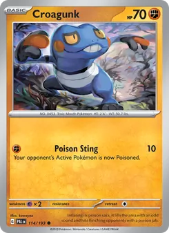 Croagunk (Paldea Evolved 114)