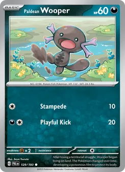 Paldean Wooper (Paldea Evolved 129)
