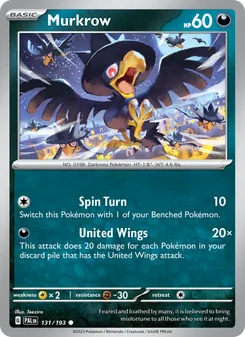 Murkrow (Paldea Evolved 131)