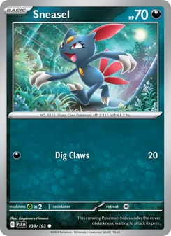 Sneasel (Paldea Evolved 133)