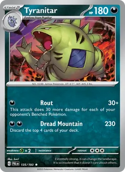 Tyranitar (Paldea Evolved 135)