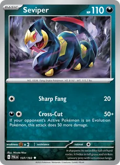 Seviper (Paldea Evolved 137)