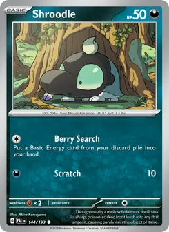 Shroodle (Paldea Evolved 144)