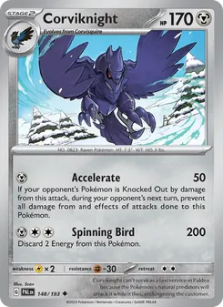 Corviknight (Paldea Evolved 148)