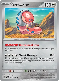 Orthworm (Paldea Evolved 151)