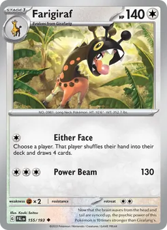 Farigiraf (Paldea Evolved 155)