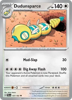 Dudunsparce (Paldea Evolved 157)