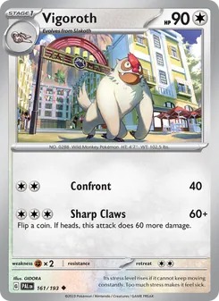 Vigoroth (Paldea Evolved 161)