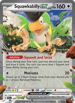 Squawkabilly ex (Paldea Evolved 169)