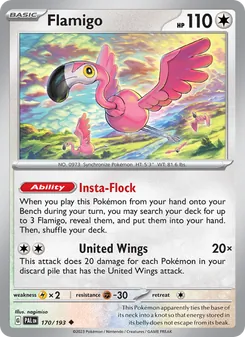 Flamigo (Paldea Evolved 170)