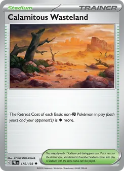 Calamitous Wasteland (Paldea Evolved 175)