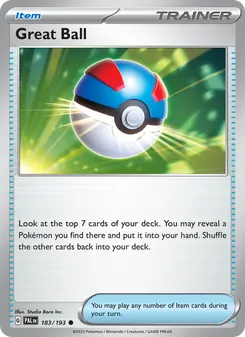 Great Ball (Paldea Evolved 183)