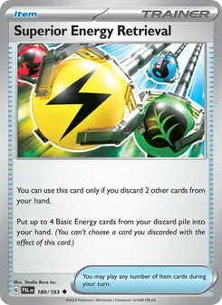 Superior Energy Retrieval (Paldea Evolved 189)