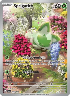 Sprigatito (Paldea Evolved 196)