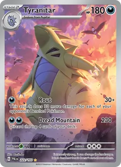 Tyranitar (Paldea Evolved 222)