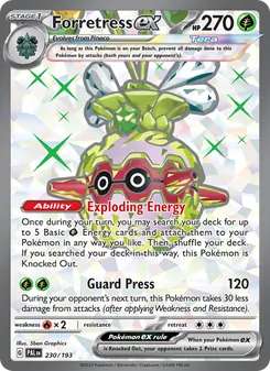 Forretress ex (Paldea Evolved 230)