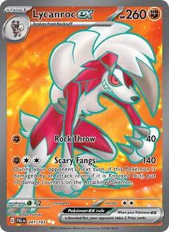 Lycanroc ex (Paldea Evolved 241)