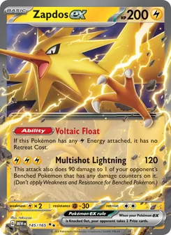 Zapdos ex (151 145)