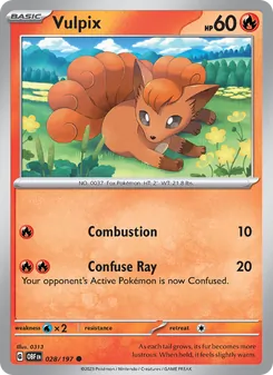 Vulpix (Obsidian Flames 28)