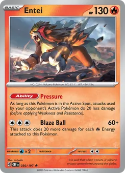 Entei (Obsidian Flames 30)