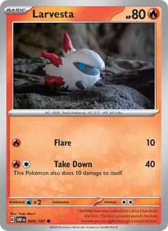 Larvesta (Obsidian Flames 40)