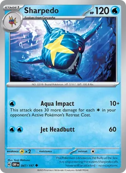Sharpedo (Obsidian Flames 47)