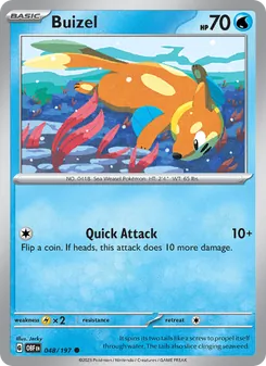 Buizel (Obsidian Flames 48)