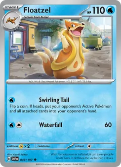 Floatzel (Obsidian Flames 49)