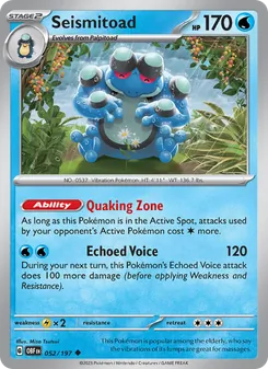 Seismitoad (Obsidian Flames 52)