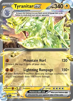 Tyranitar ex (Obsidian Flames 66)