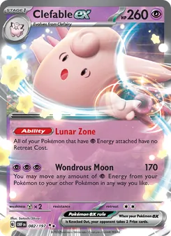 Clefable ex (Obsidian Flames 82)
