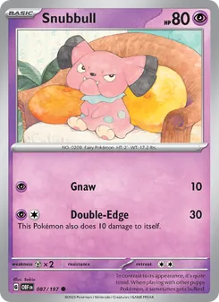 Snubbull (Obsidian Flames 87)