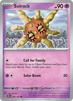 Solrock (Obsidian Flames 93)