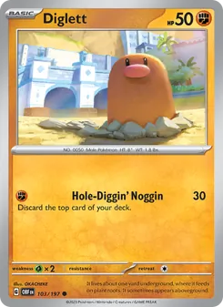 Diglett (Obsidian Flames 103)