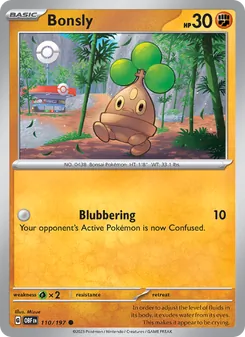 Bonsly (Obsidian Flames 110)