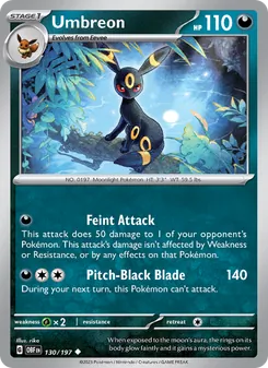 Umbreon (Obsidian Flames 130)