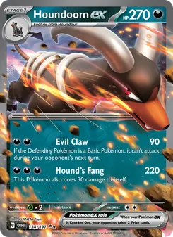 Houndoom ex (Obsidian Flames 134)