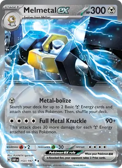 Melmetal ex (Obsidian Flames 153)