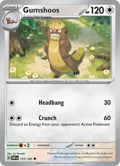 Gumshoos (Obsidian Flames 177)