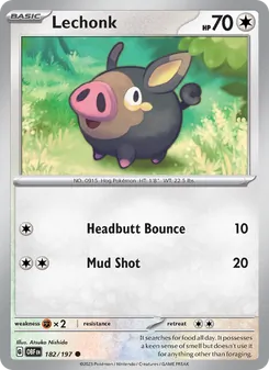 Lechonk (Obsidian Flames 182)