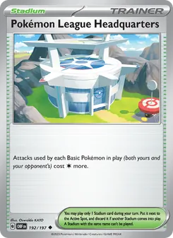Pokémon League Headquarters (Obsidian Flames 192)