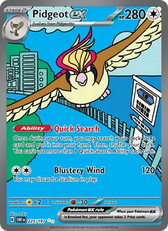 Pidgeot ex (Obsidian Flames 225)